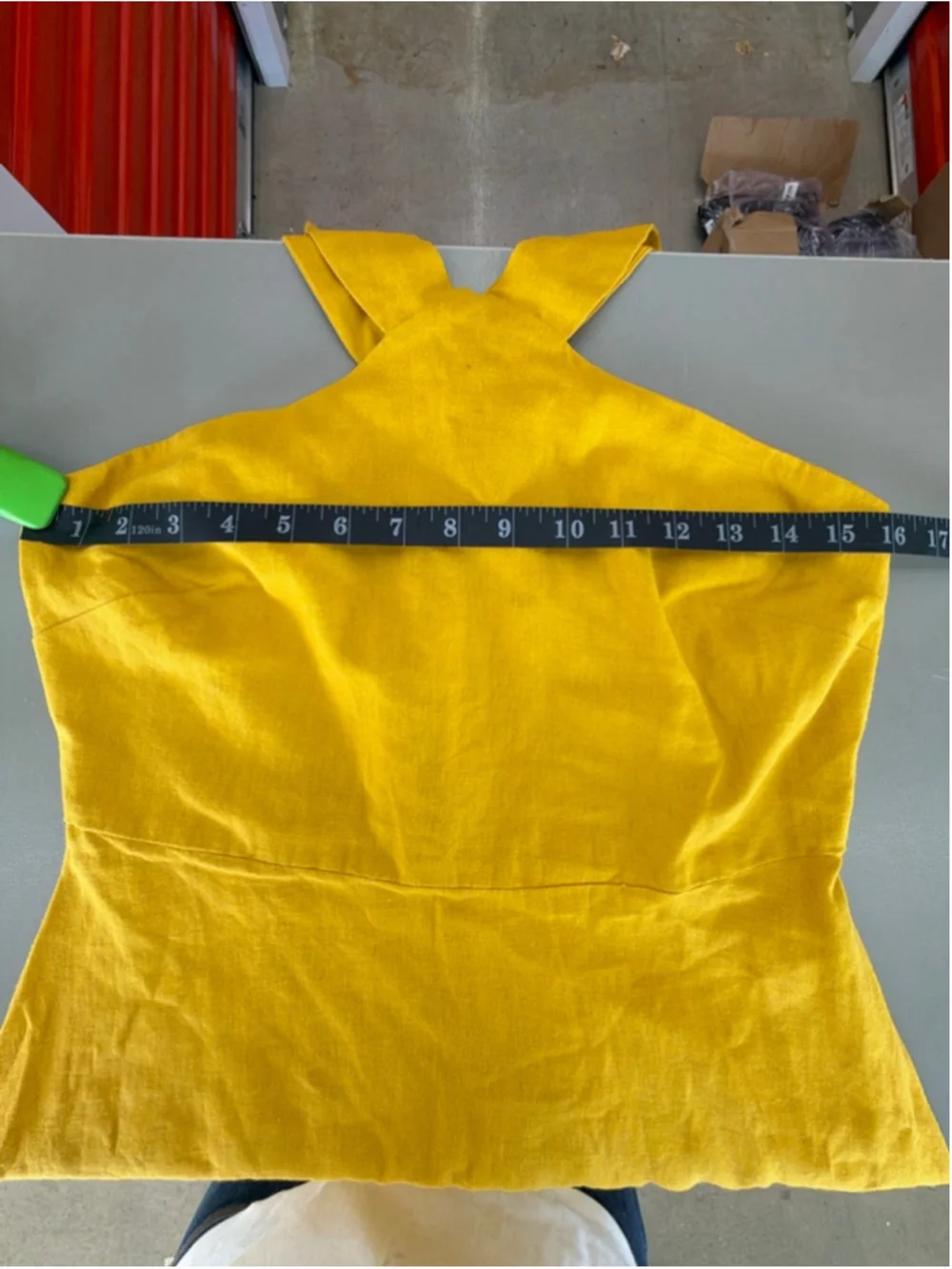 Women's Ann Taylor Factory Yellow Halter Mini Dress Size 2